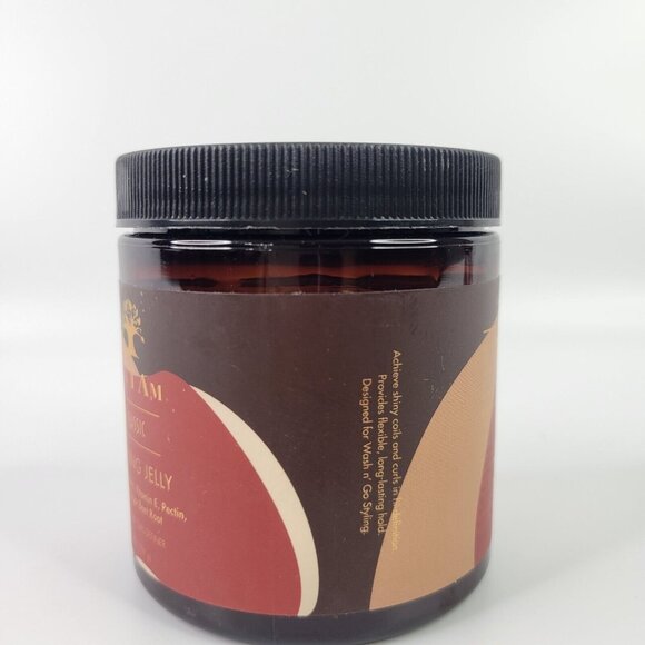 As I Am CURLING JELLY Hair Cream Moisturizer Styler Dry Defines Curl 8 oz - Picture 5 of 6